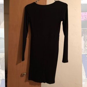 Black long sleeve dress
